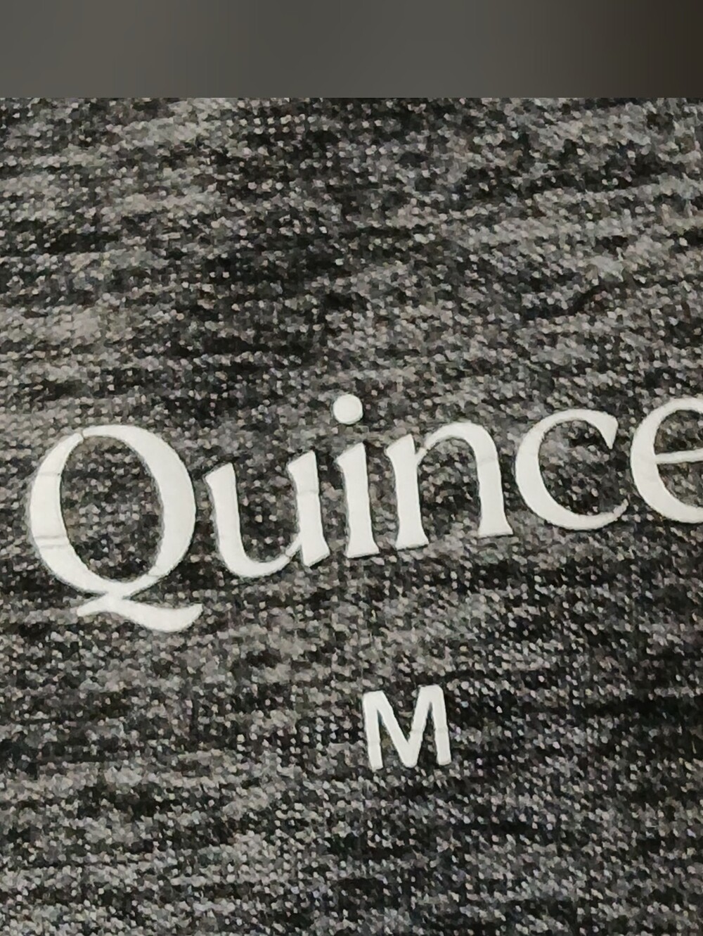 Quince Flowknit Pullover Crew Top Gray Heather - Picture 4 of 8
